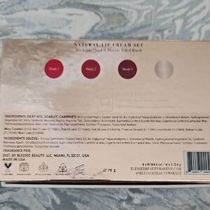 Blessed Beauty - Natural Lip Cream Set with Brush